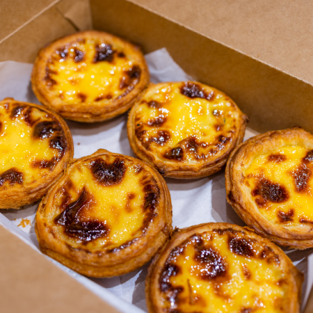 x6 Pasteles de nata